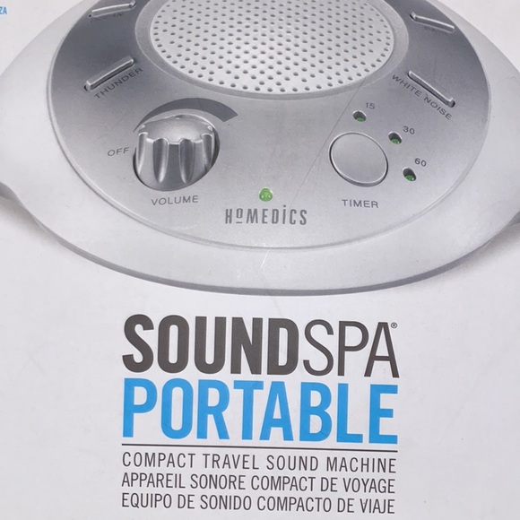 NWT Sound Spa (portable) w/6 nature sounds and a timer - Picture 2 of 13